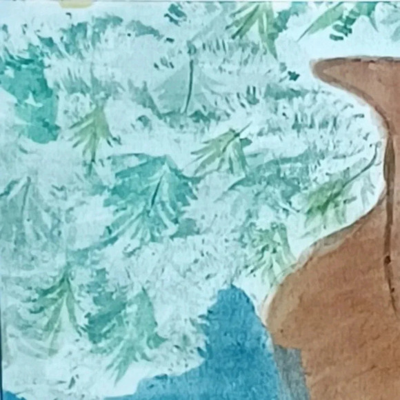 Original Impresstionist Watercolor Dogs Lab Puppies Pups Terrier - Picture 4 of 6